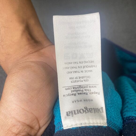 Patagonia Women Small Performance Better Sweater Hoody Teal STY25975 - Picture 9 of 12